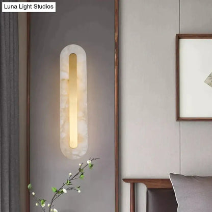DecorBites™ Postmodern Luxury Copper Marble Wall Lamp in Gold shade For Living Room Restaurant Bedroom Indoor Wall Lamp