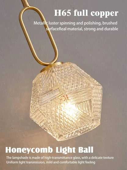 Postmodern luxury led wall lamp gold crystal sconce bedroom light