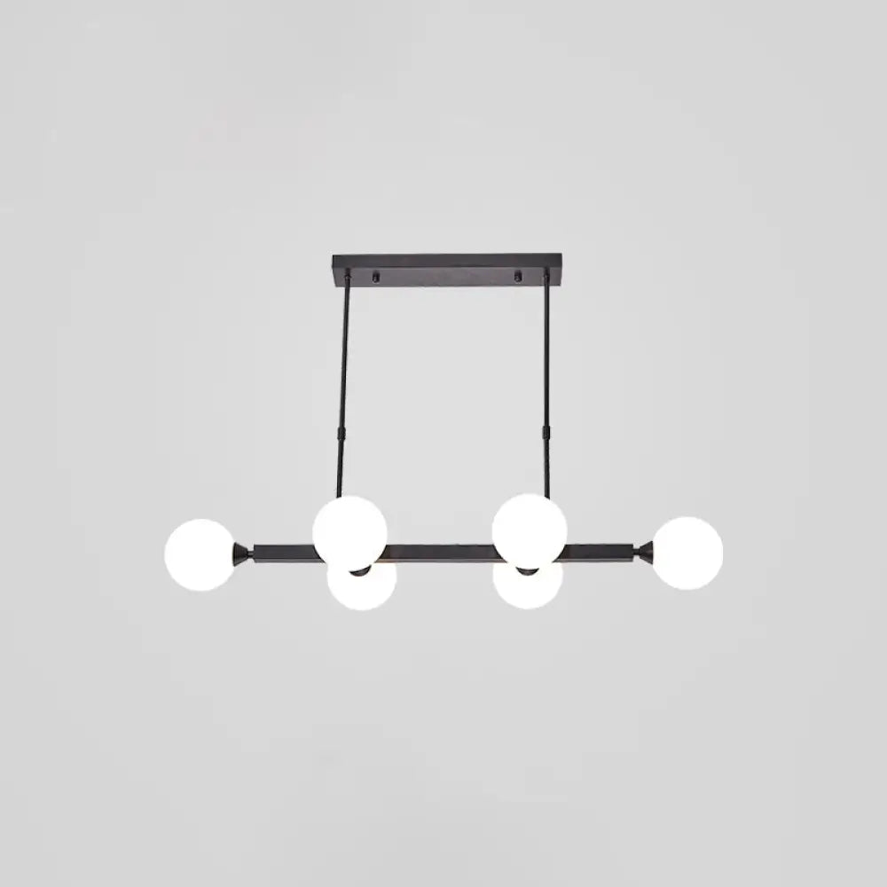DecorBites™ Postmodern Opaline Glass Molecular Island Pendant Light for Dining Room