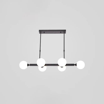 DecorBites™ Postmodern Opaline Glass Molecular Island Pendant Light for Dining Room