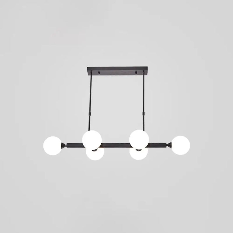 DecorBites™ Postmodern Opaline Glass Molecular Island Pendant Light for Dining Room