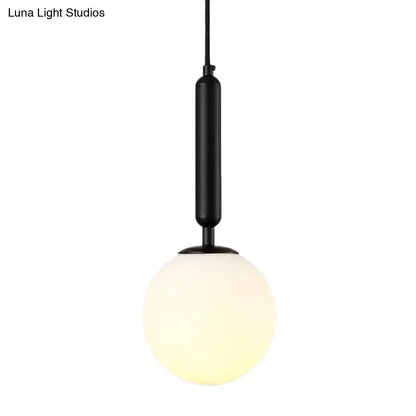 DecorBites™ Postmodern Spherical Wall Mounted Lamp in Black/Gold with Clear Water/White Glass - Perfect Bedside Light