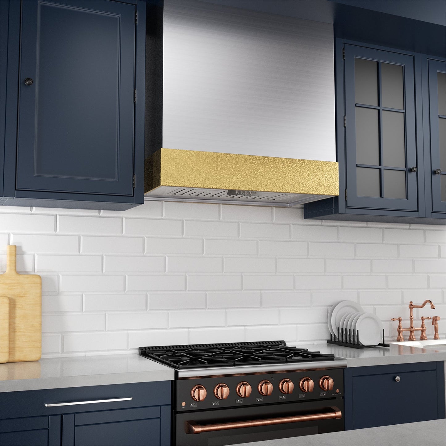 Akicon 30" Stainless Steel Wall Mount Range Hood with 600 CFM Vent Hood