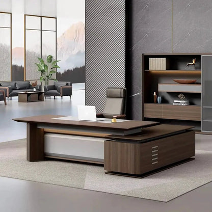 Brontë · Modern L-Shaped Executive Desk