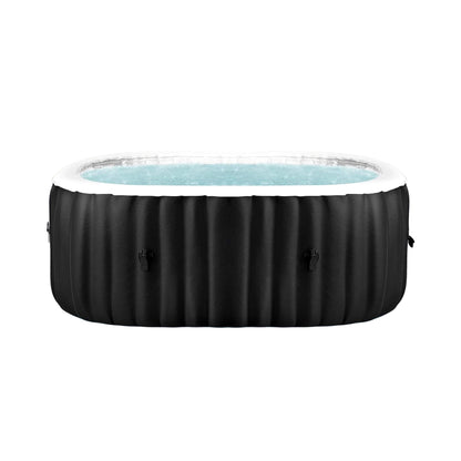 Premium 2-Person Inflatable Hot Tub Kit With 8-Color LED Lights (SAK98431)