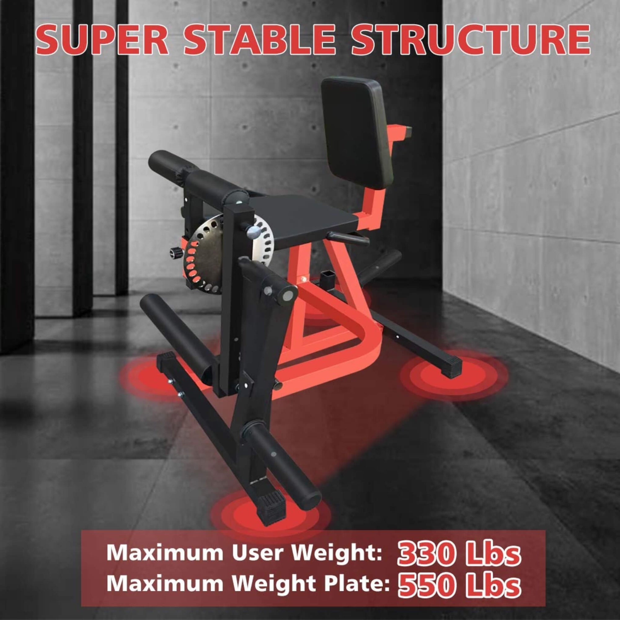 Premium 3-In-1 Multi-Functional Adjustable Leg Extension And Curl Mach ...