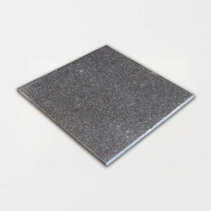 Premium Absolute Black Flamed Granite Tiles 12x12