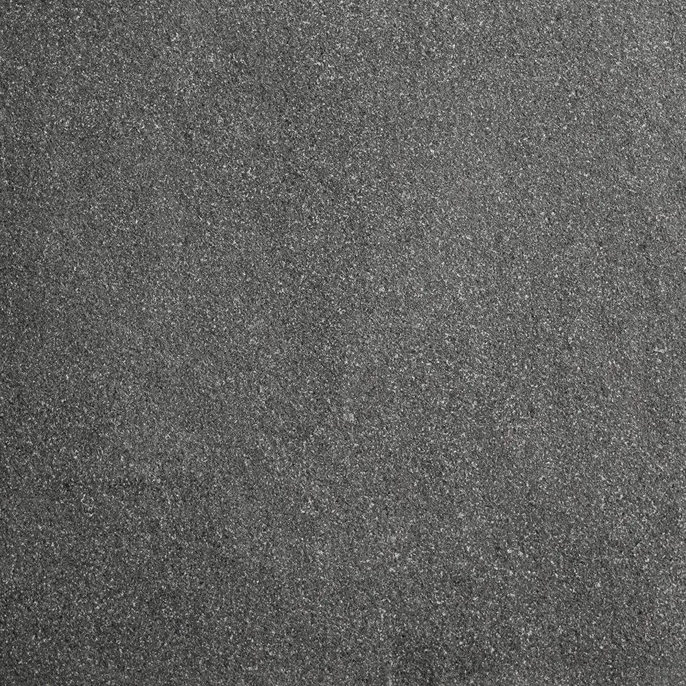 Premium Absolute Black Flamed Granite Tiles 18x18