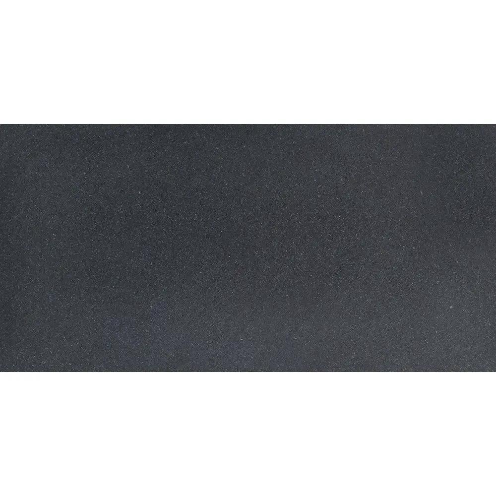 Premium Absolute Black Honed Granite Tiles 12x24