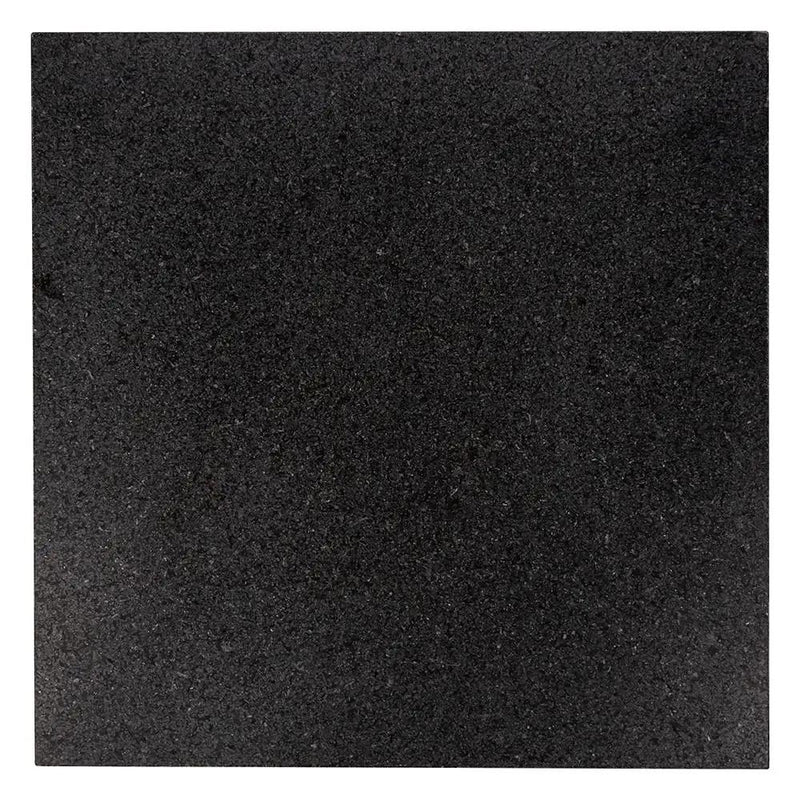 Premium Absolute Black Honed Granite Tiles 12x12