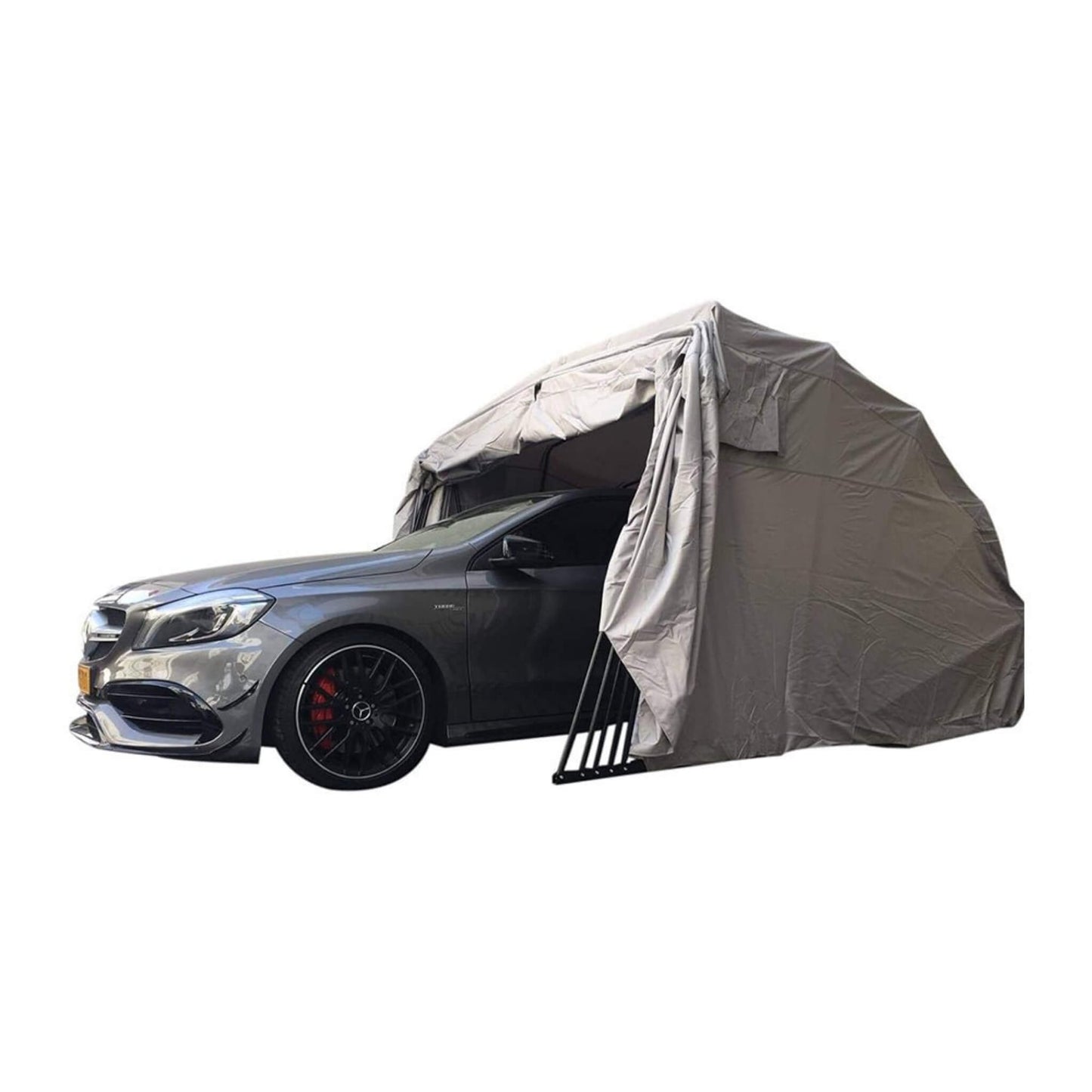 [09X20FT] Alora Premium All-Weather Retractable Steel Frame Carport Canopy For Cars & SUVs (SAK41385)