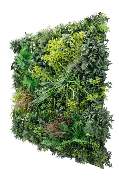 Tropical Vibe Artificial Vertical Garden Green Wall Panel 35×35in – NFPA 701 Certified – UV Resistant – Commercial Grade