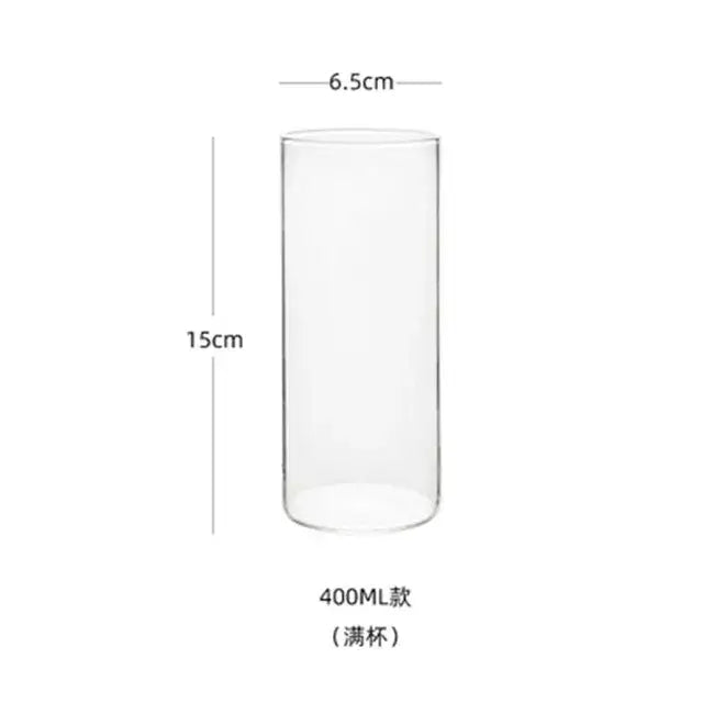 Premium clear glass highball cup set – dining room drinkware
