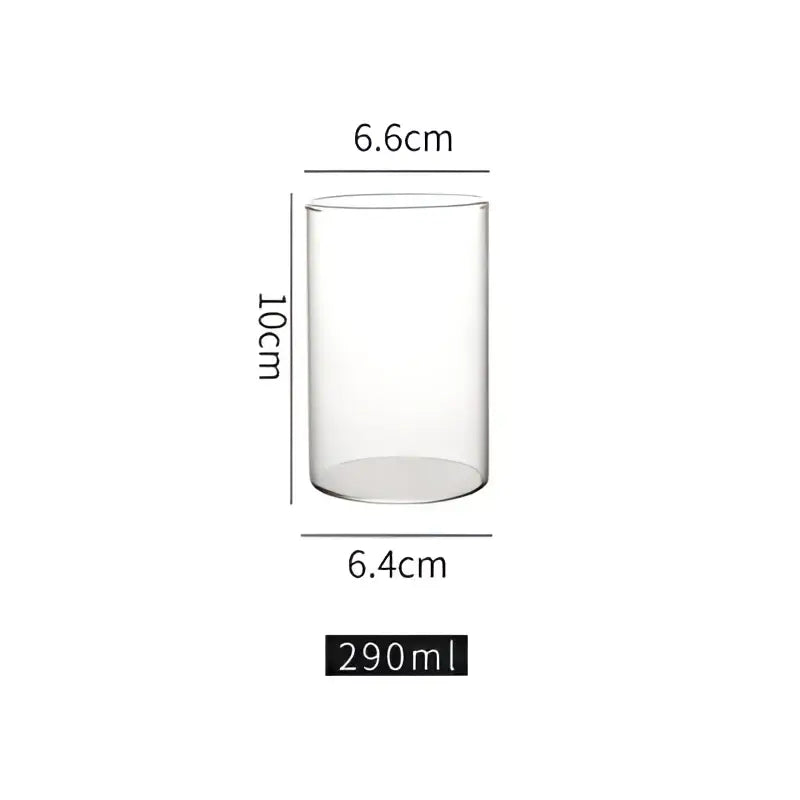 Premium clear glass highball cup set – dining room drinkware