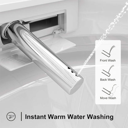 Nuvia Premium Smart Heated Tankless Bidet Toilet With Dual Flush System (SAK10485)