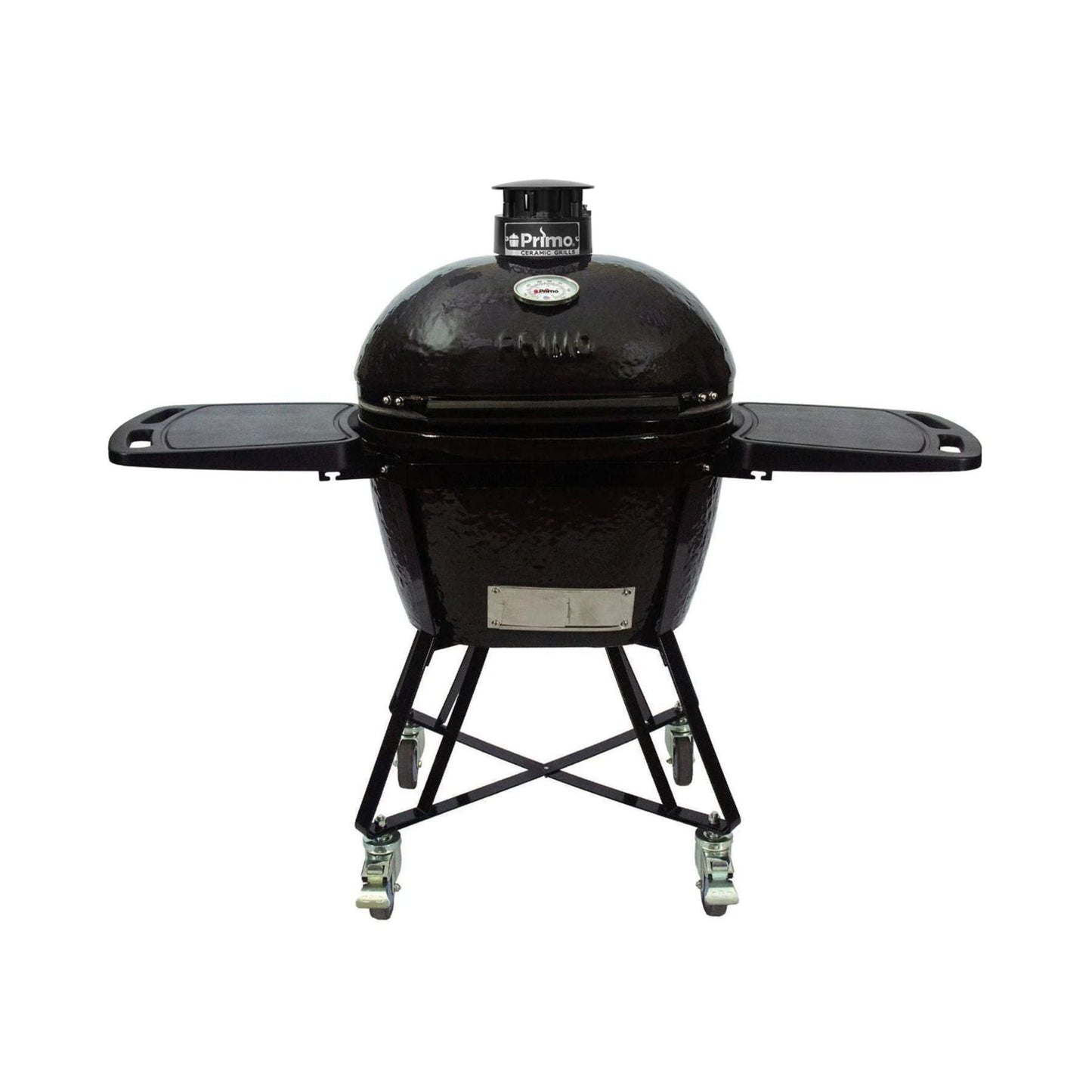 Primo Oval Large 300 All-In-One Ceramic Kamado Grill W/ Cradle, Side Shelves & Stainless Steel Grates [PGCLGC] (SAK21293)