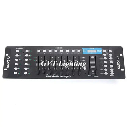 Professional black 192 channel dmx controller dj disco lighting panel