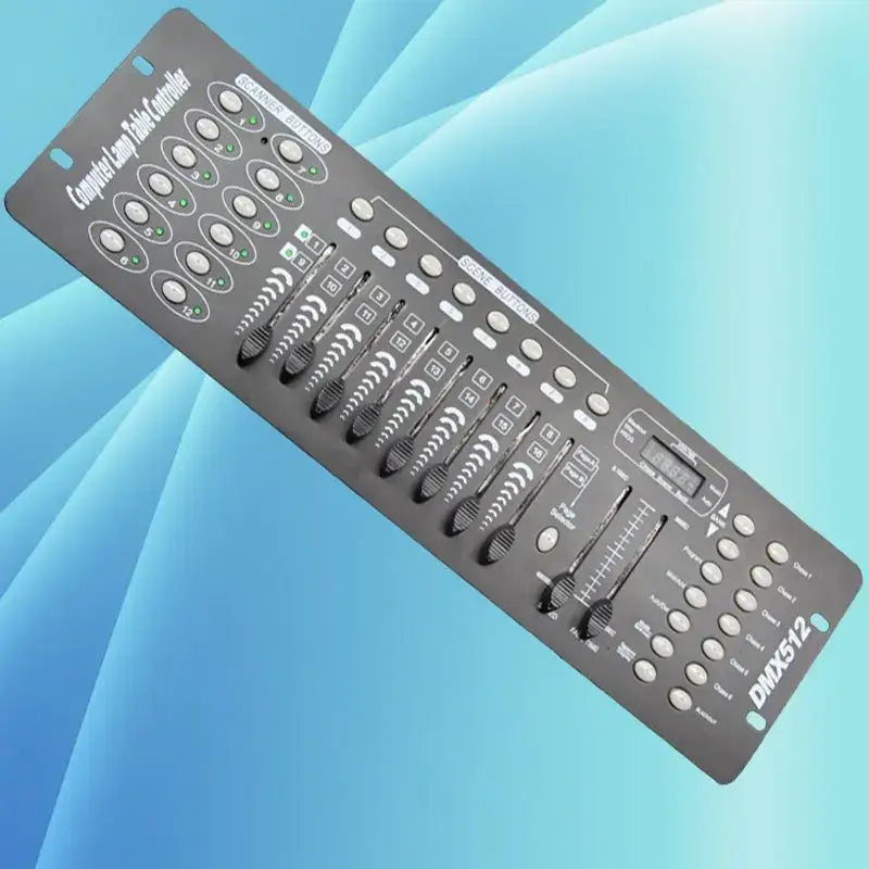 Professional black dmx controller for stage lighting and spotlights