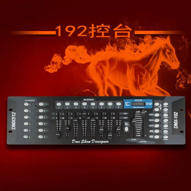 Professional black dmx controller stage lights console for event room