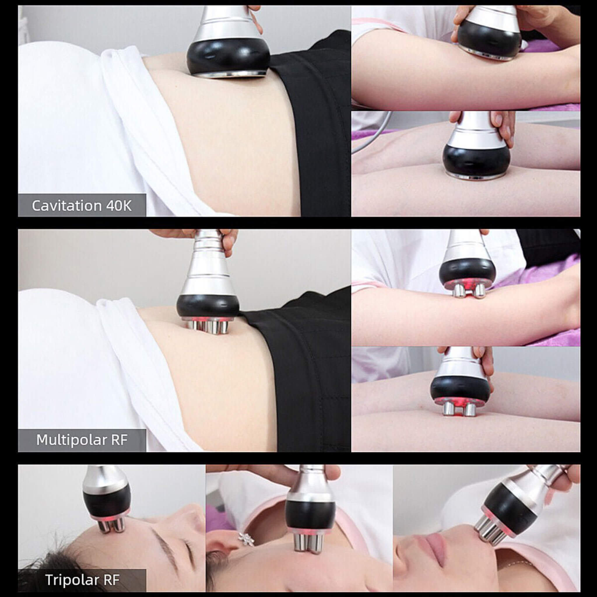 Professional Ultrasonic Cavitation RF Laser Lipo Machine -  Fat Reduction & Weight Loss (SAK95112)