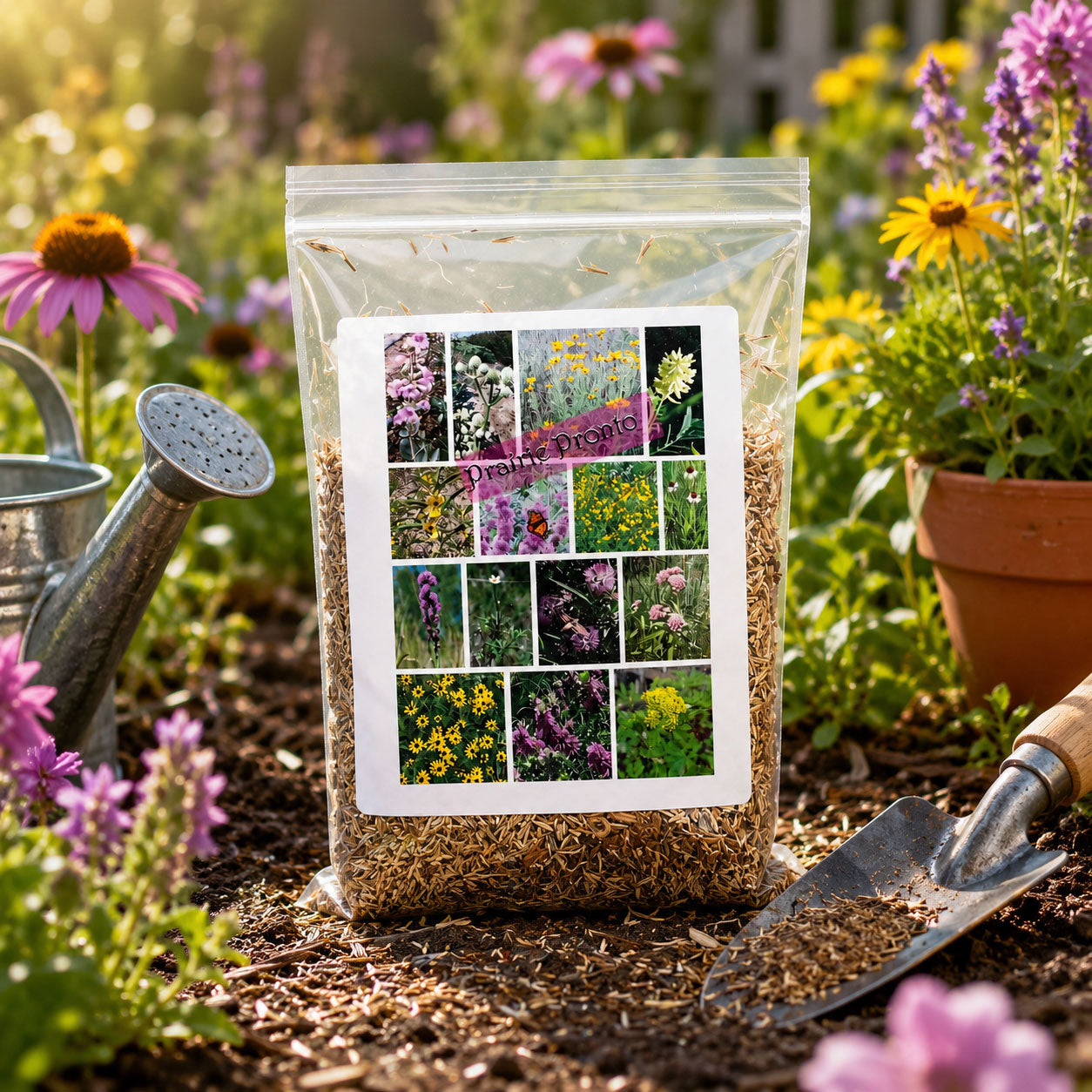 Prairie Pronto Native Nebraska Seed Mix | 2.4 oz | Prairie Legacy Inc.