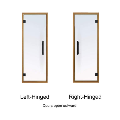 Prosaunas 24X73-Inch Thermo-Aspen Prehung Clear Glass Sauna Door (SAK17254)