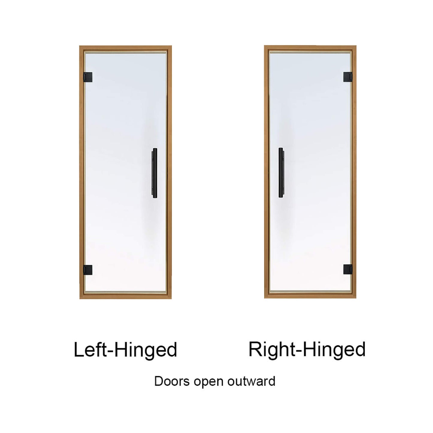 Prosaunas 24X73 Thermo-Aspen Prehung Clear Glass Sauna Door (SAK17254)