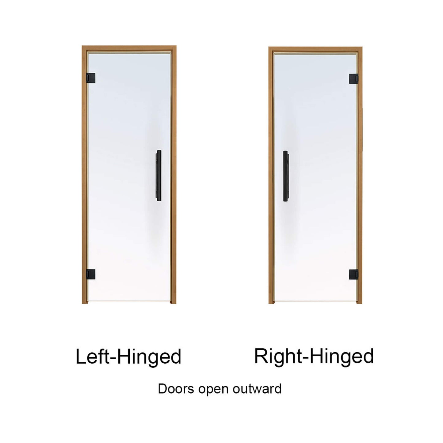 Prosaunas 36X81-Inch Thermo-Aspen Clear ADA Glass Sauna Door (SAK75841)