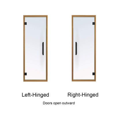 Prosaunas 24X73 Aspen Prehung Clear Glass Sauna Door (SAK68524)