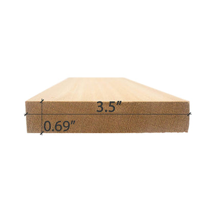 Prosaunas Cedar 1X4 VG S1S2E Sauna Bench Wood [WOOD616] (SAK73162)
