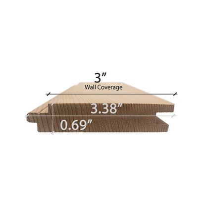 Prosaunas Cedar 1X4 VG T&G NG Sauna Bench Wood [WOOD634] (SAK86425)