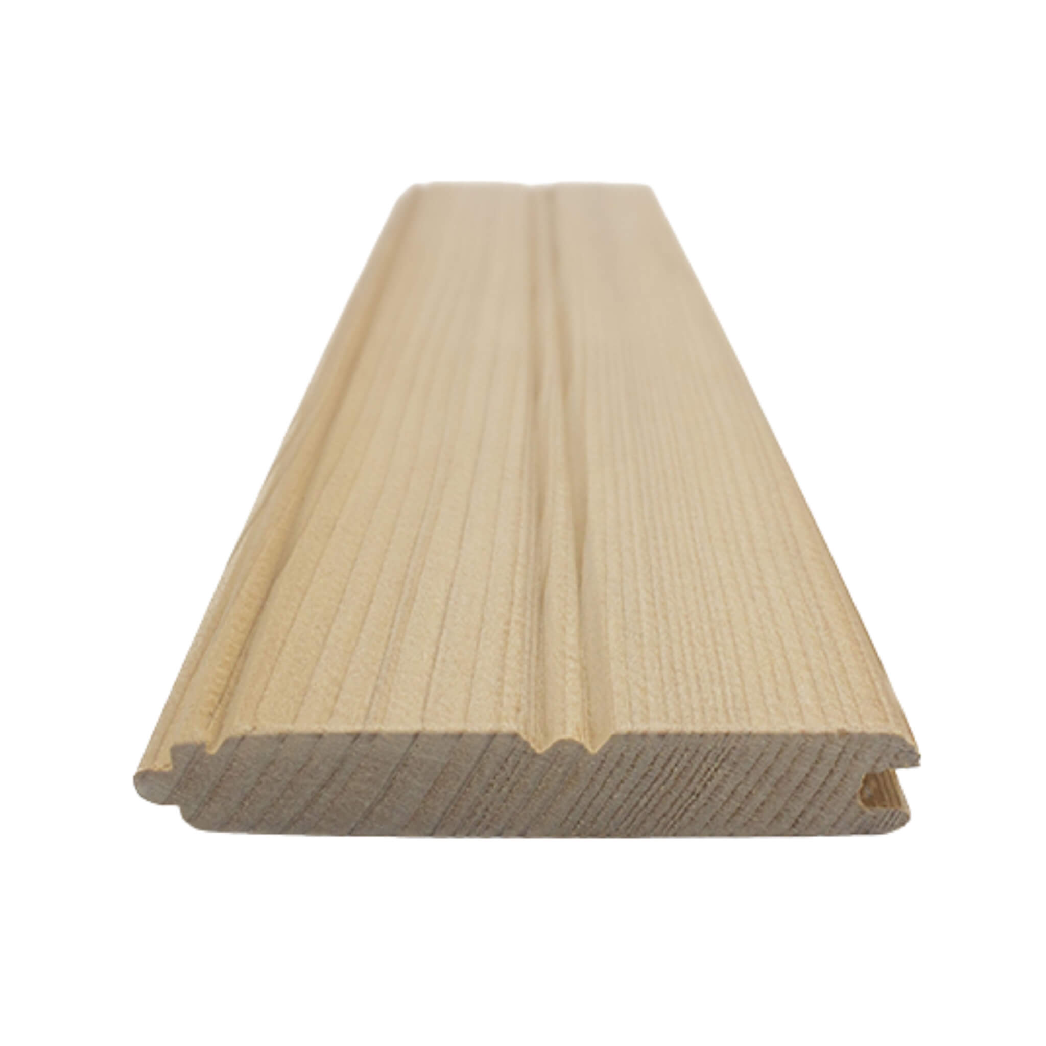 Prosaunas Hemlock 1X4 Vertical Grain T&G V2E Sauna Bench Wood [WOOD631] (SAK97532)