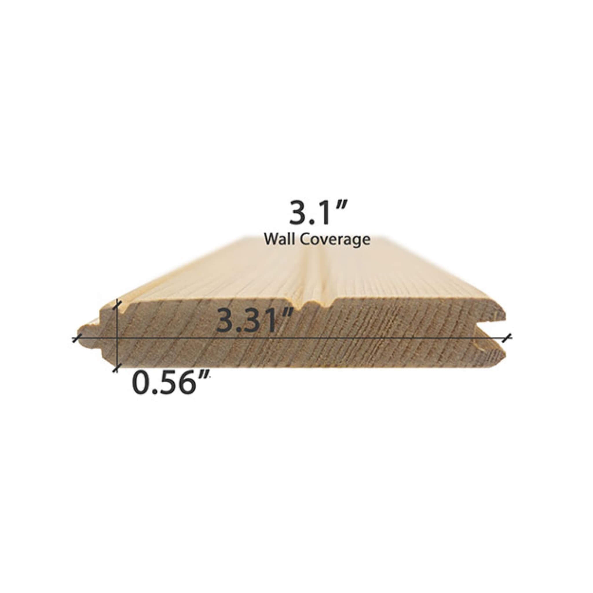 Prosaunas Hemlock 1X4 Vertical Grain T&G V2E Sauna Bench Wood [WOOD631] (SAK97532)