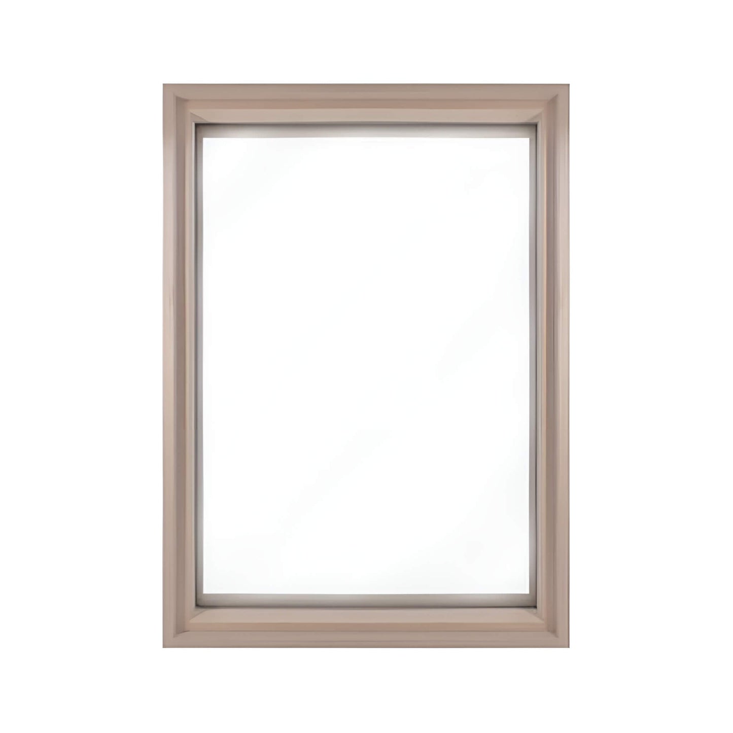 Prosaunas 25-5/8X37-5/8 Large Framed Dual Pane Clear Glass Sauna Window With Hemlock (SAK66329)