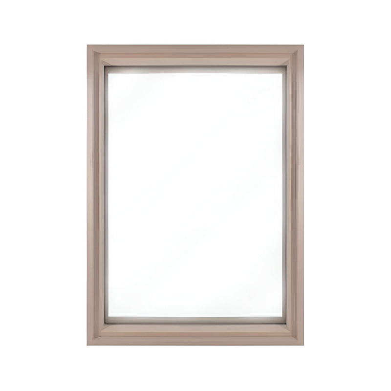 Prosaunas 25-5/8X37-5/8 Large Framed Dual Pane Clear Glass Sauna Window With Hemlock (SAK66329)