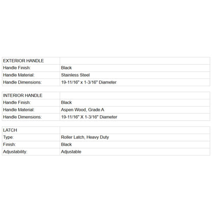 Prosaunas 24X73-Inch Thermo-Aspen Prehung Clear Glass Sauna Door (SAK69708)