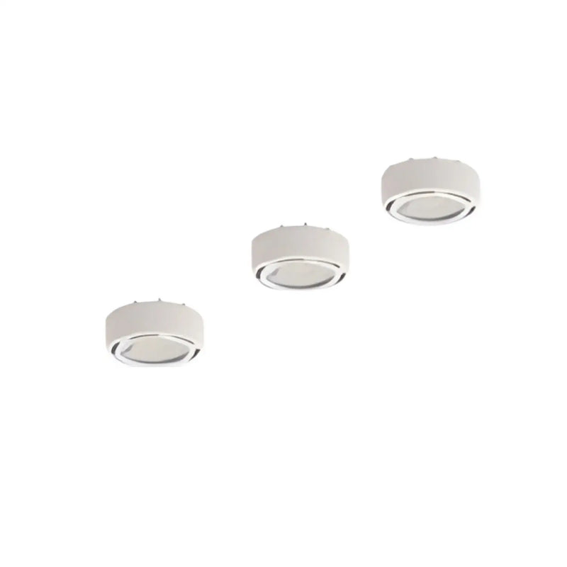 Puck Lights 4W 120V 3000K Dimmable Set with Mount Options & Plug-In