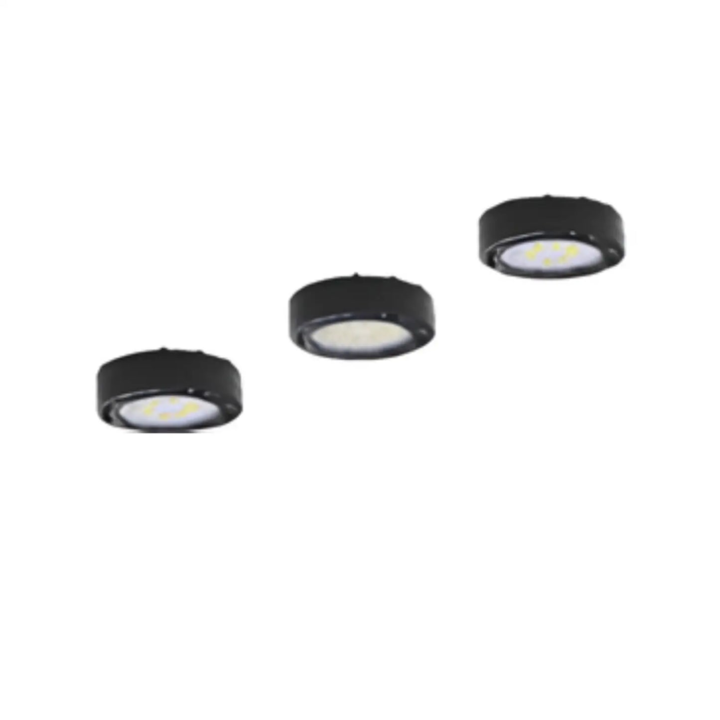 Puck Lights 4W 120V 3000K Dimmable Set with Mount Options & Plug-In