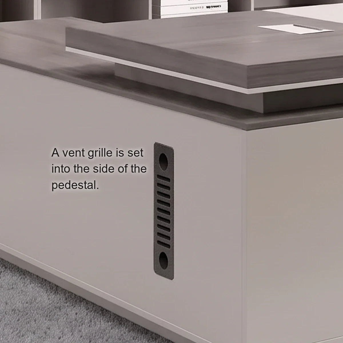 Purdue · Modern L-Shaped Executive Desk
