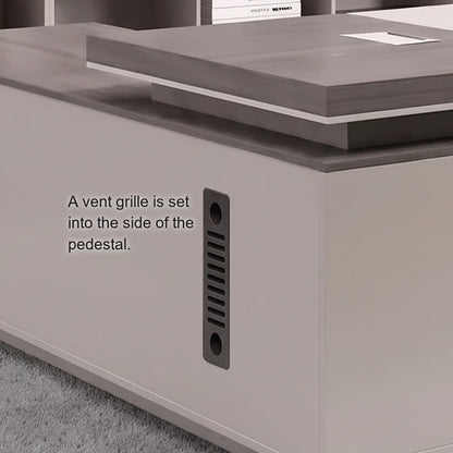 Purdue · Modern L-Shaped Executive Desk