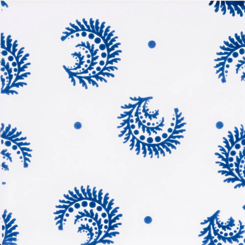Pure White, Azure Glossy Desmond Ceramic Tiles 6x6