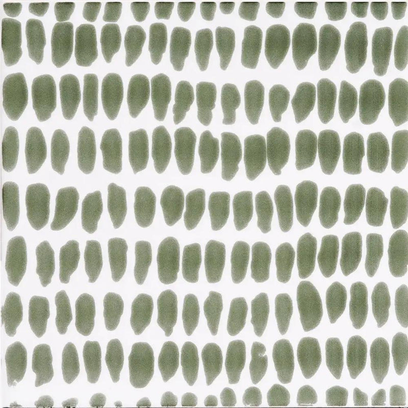 Pure White, Forest Matte Albert Ceramic Tiles 6x6