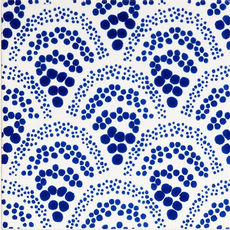 Pure White, Iris Matte Chou Chou Ceramic Tiles 6x6