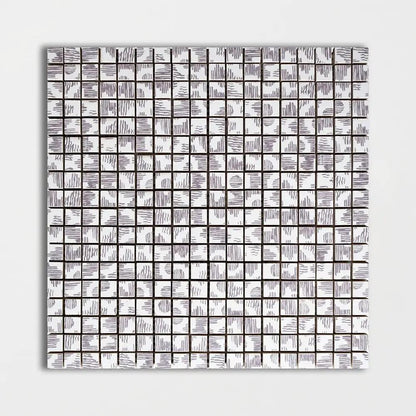 Purple Glossy Raili Colore Look Ceramic Mosaics 11 1/2x11 1/2