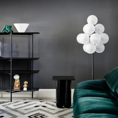 Purple & gray grape chandelier modern living room light