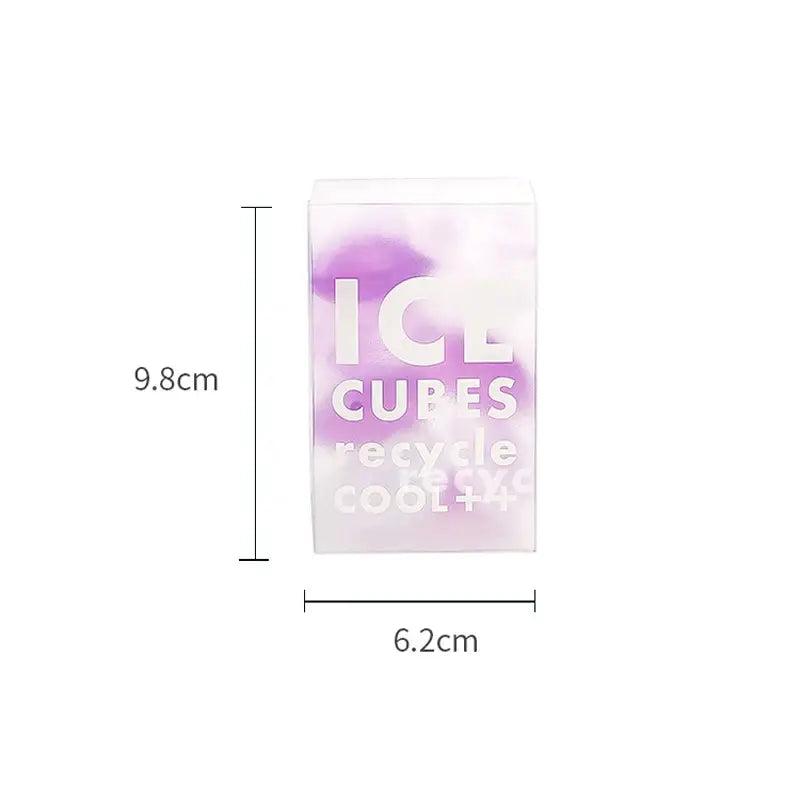 Purple heart ice cube mold kitchen reusable tray