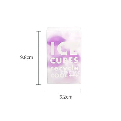 Purple heart ice cube mold kitchen reusable tray