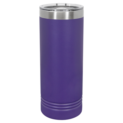 Skinny Tumbler with Slider Lid | 22 oz | Multiple Colors | Customizable | RCK Creations & More