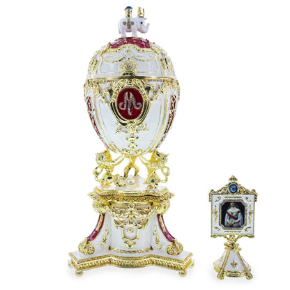 1903 Royal Danish Musical Imperial Easter Egg 9.6 Inches