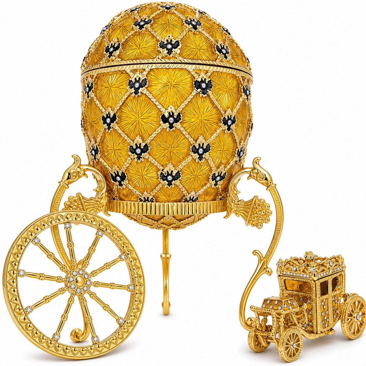 1897 Imperial Coronation Royal Easter Egg 7 Inches